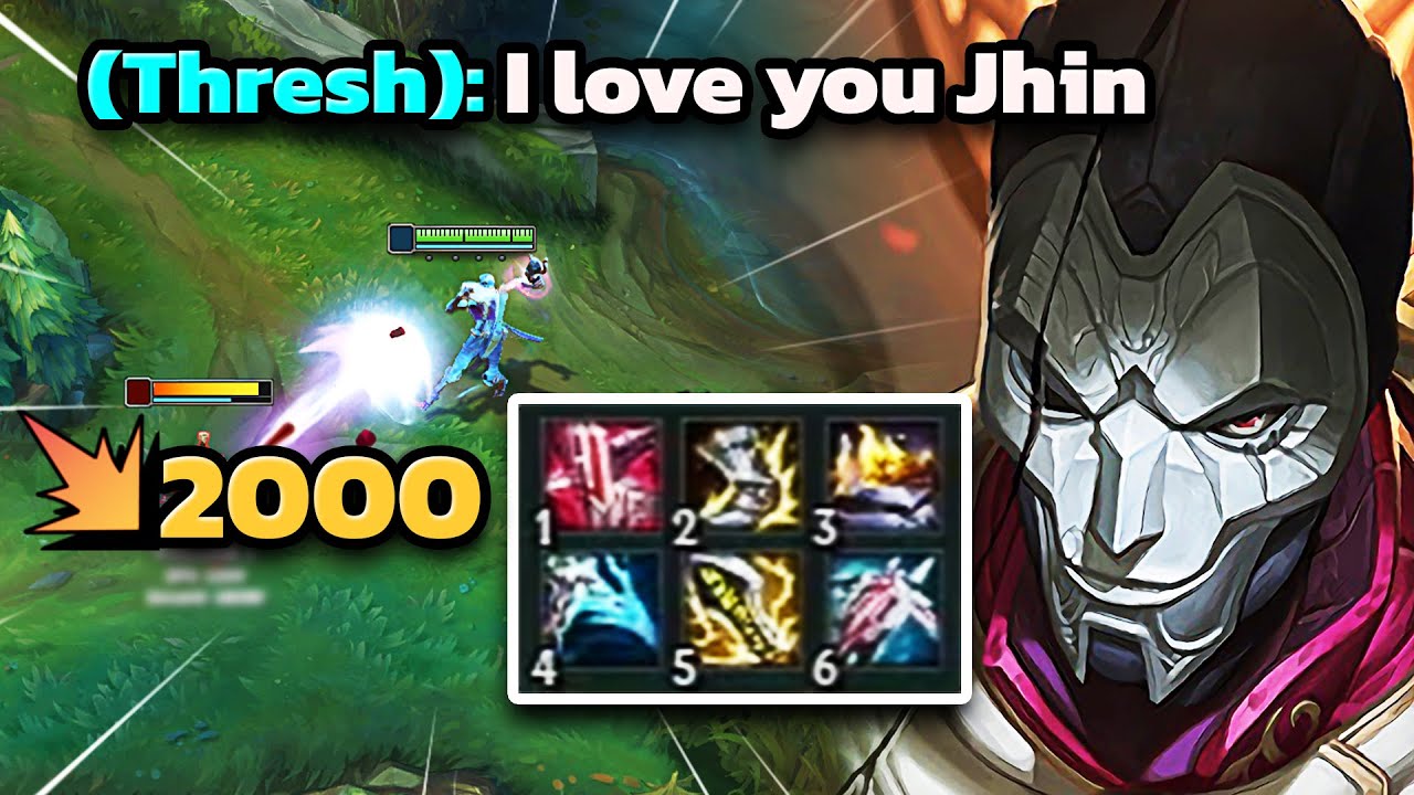 JHIN coi nuovi ITEM fa i buchi (2000 danni con un solo attacco) - League of Legends ITA