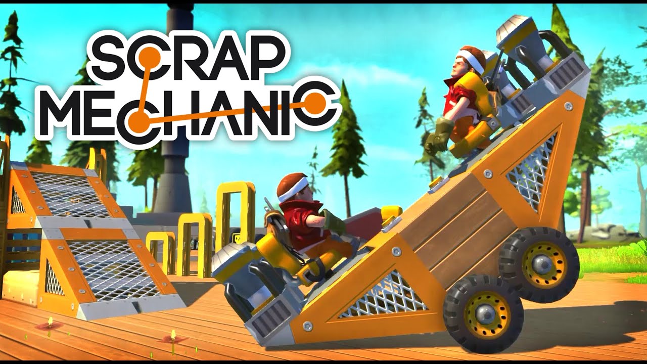 WJAZD NA SUPER PLAC ZABAW + RAKIETOWY AT-ST, Hogaty i FooRmaN w SCRAP MECHANIC! #03