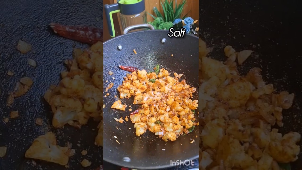🔥cauliflower rice |cauliflower egg rice| cauliflower recipe #trending#food#cooking#shots #shortsfeed