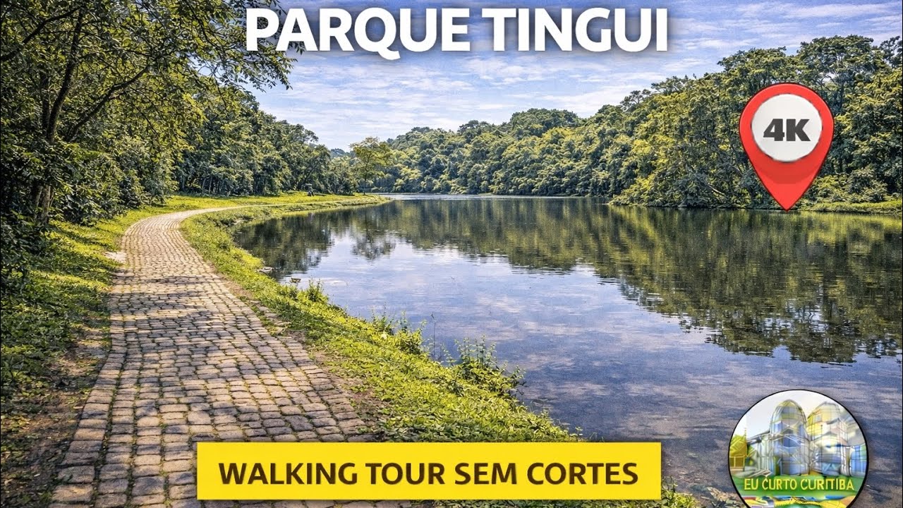 As exuberantes trilhas e lagos do fantástico parque Tingui em Curitiba Brasil 🇧🇷 