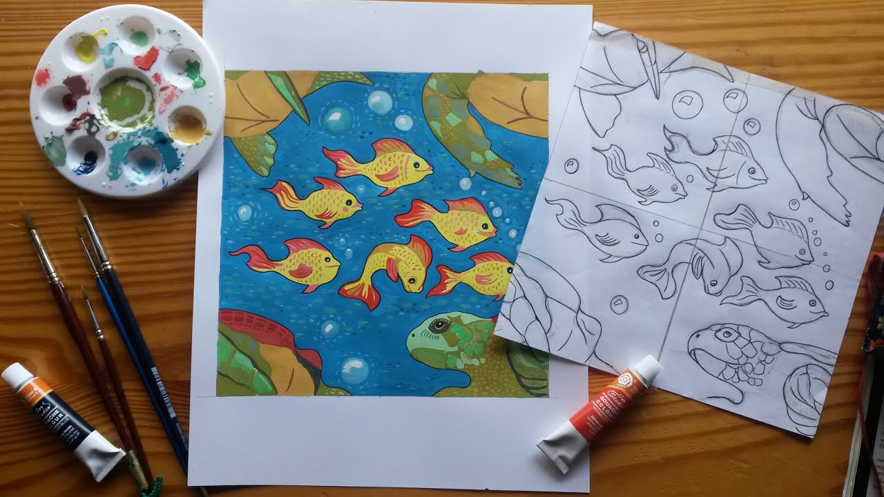 Create a seamless pattern by hand :)