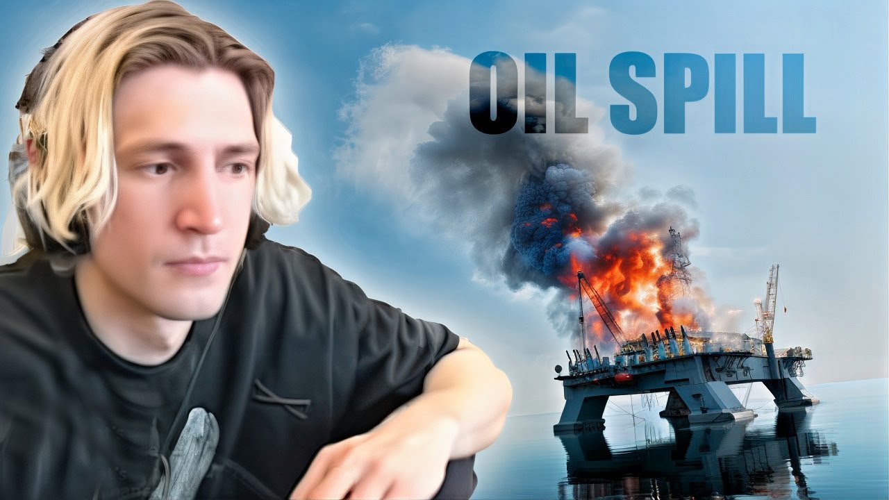 xQc отреагировал на катастрофу Deepwater Horizon