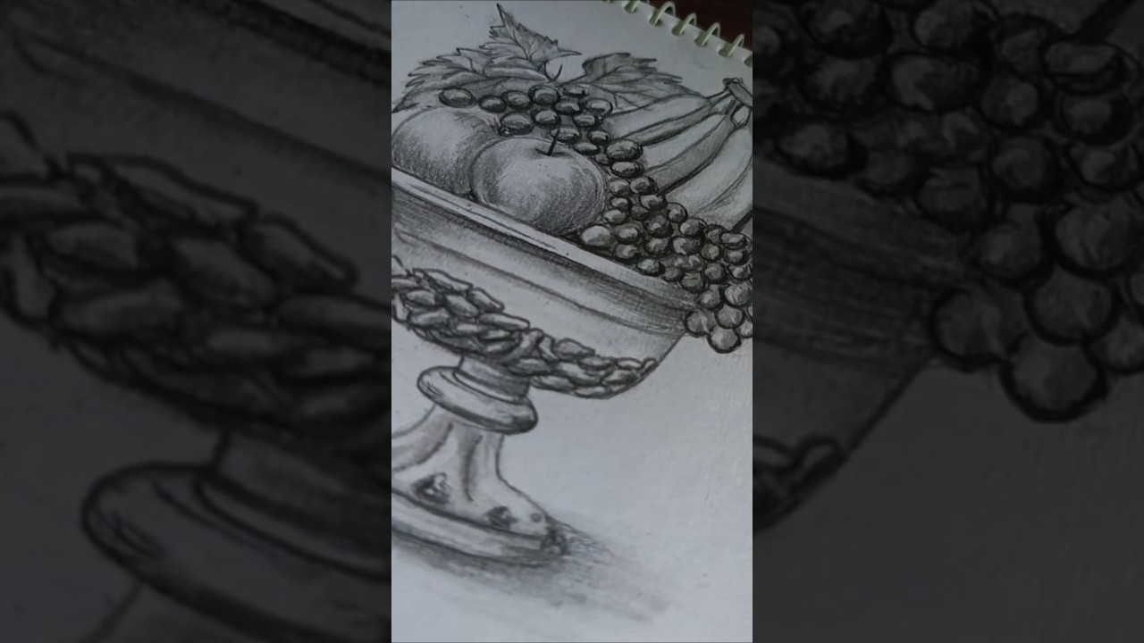 Master the Art of Shading: Draw a Realistic Bowl of Fruit | Easy Still Life Art for Beginners
