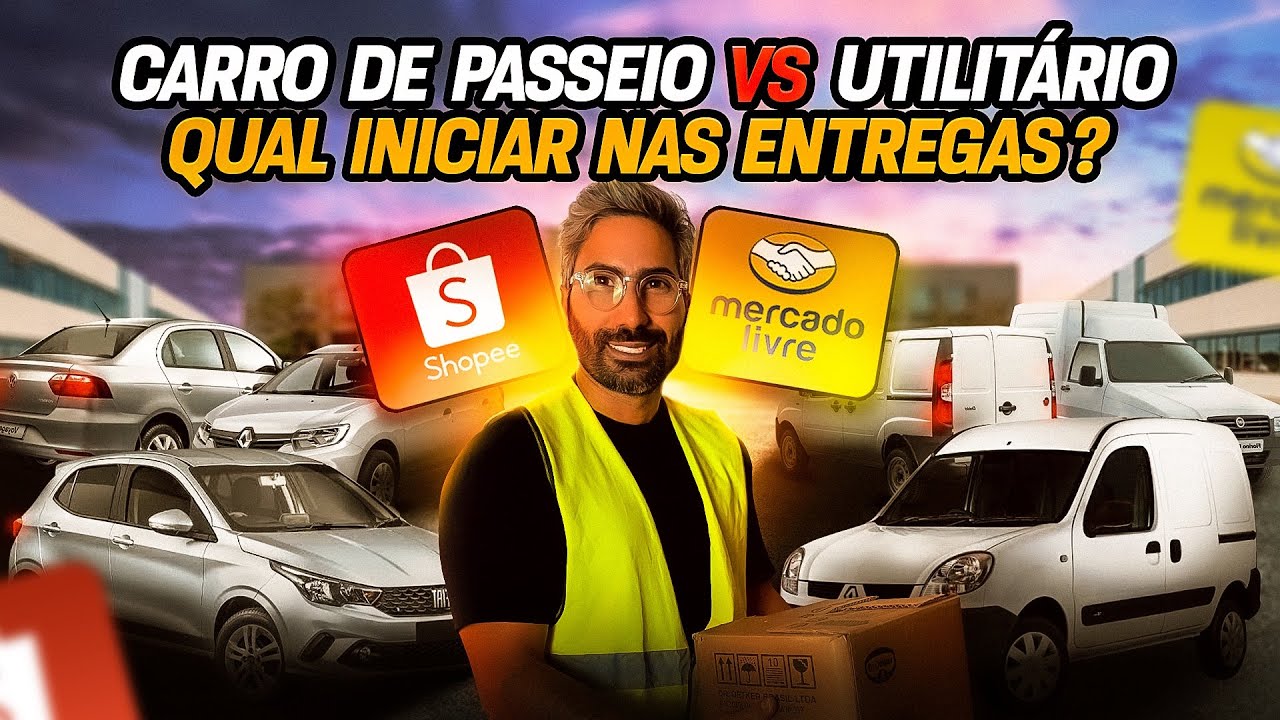 CARRO DE PASSEIO Vs UTILIT&Aacute;RIO, qual iniciar nas entregas?