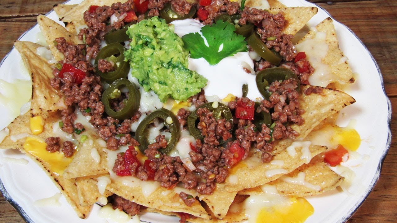 Nachos con Carne y Queso | Botana Extra Deliciosa