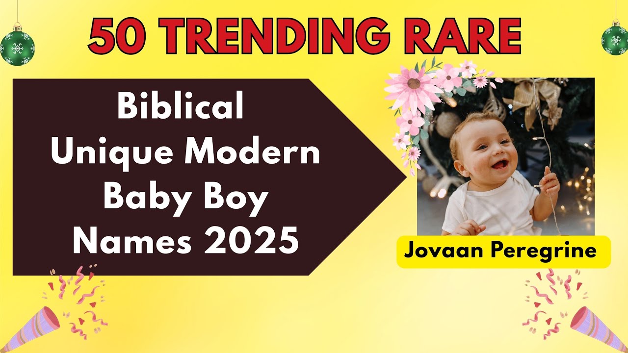 Best Christian Baby Boy Names 2025✝️Rare & Meaningful Biblical Names#christian #names #bible#boy 