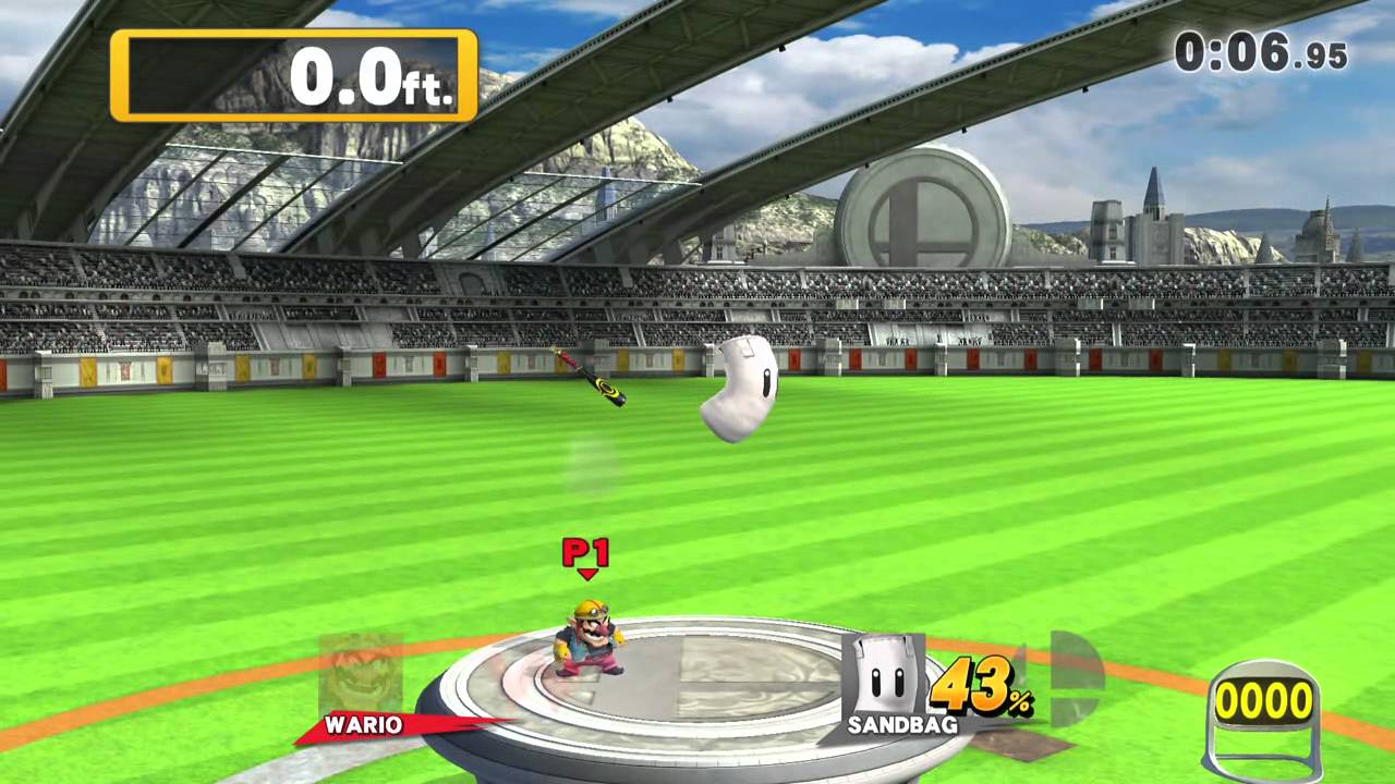 Super Smash Bros. 4 Wii U: Easy Home Run Contest strat for most characters