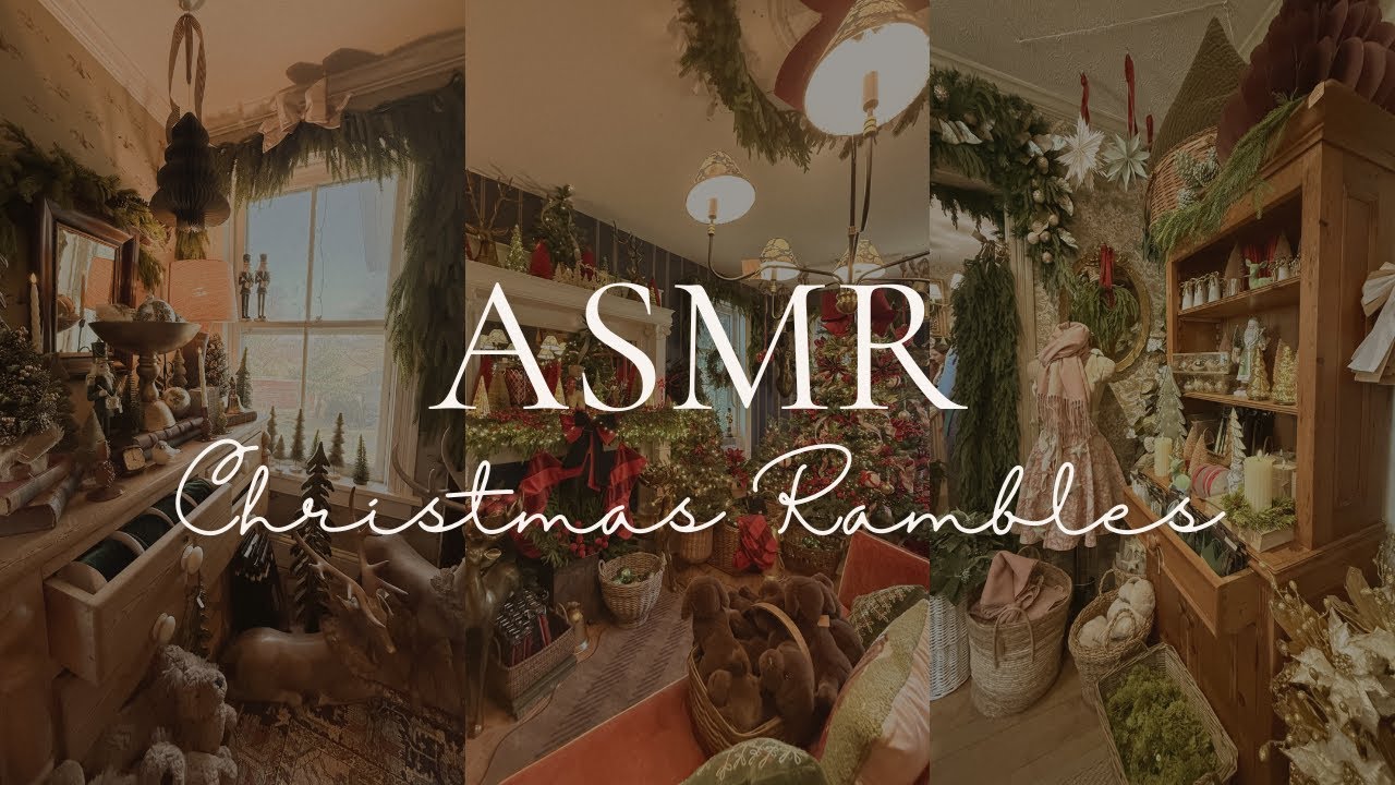 ASMR Christmas Shop With Me | Cozy Rambles & Gentle Sounds 🎄✨