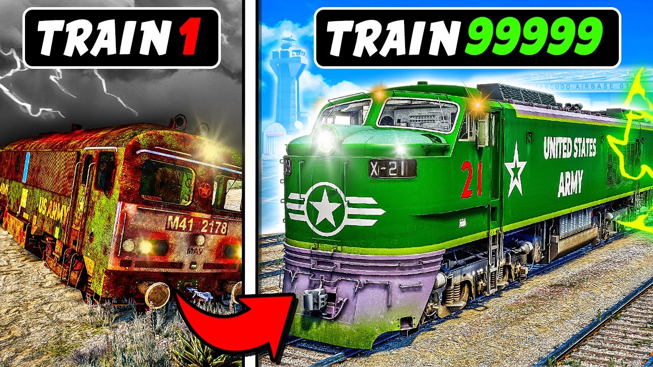 Repairing ABANDONED Army Train in GTA 5!
