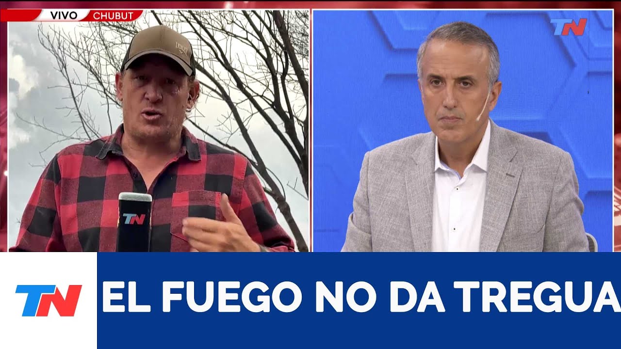 LOS ALERCES, CHUBUT: EL FUEGO NO PARA