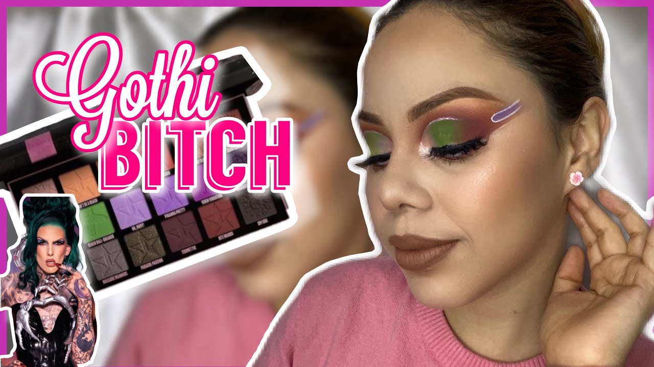 GOTHIC BEACH dé Jeffree Star | Sombras tan Buenas pero sin Relevancia? | Coraline Cardoza