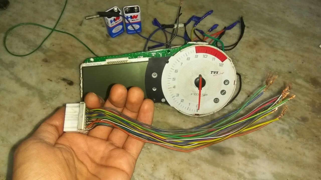 TVS APACHE METER FULL WIREING EXPLAIN ITNI  SIMPLE WIREING  👍👍
