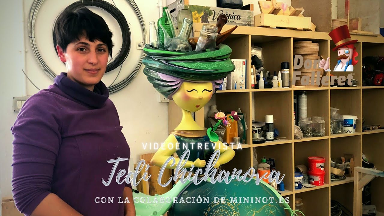 Así es la artista fallera Tedi Chichanova