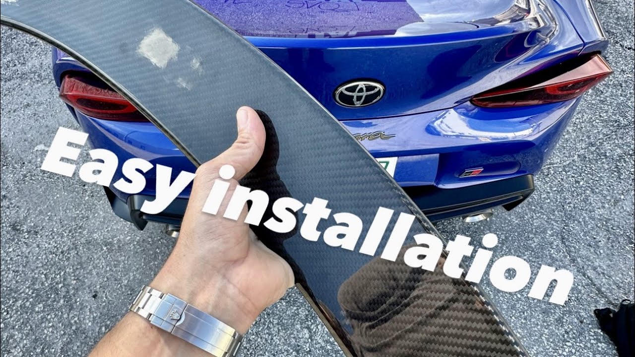 2023 Manual Supra - 3M Carbon Spoiler Installation