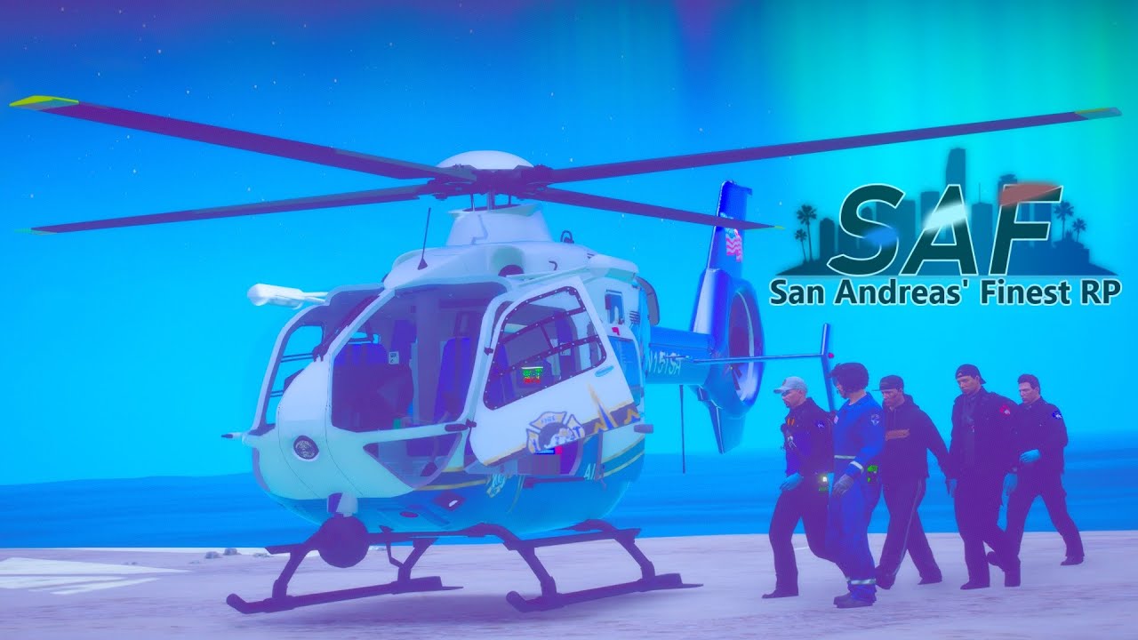 SA'F #466 - Beach Airlift! | GTA V RP