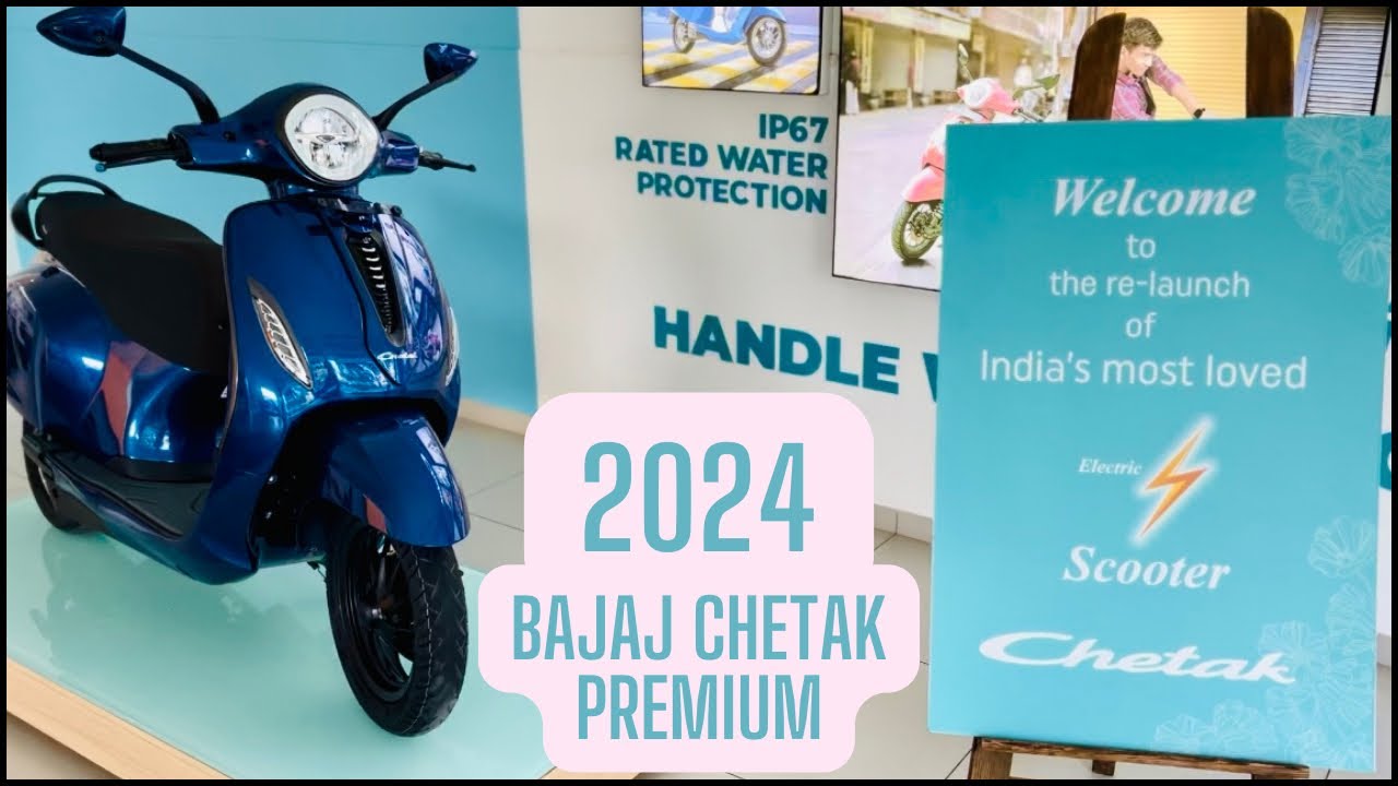 2024 Bajaj Chetak Premium Walk-around With Cinematic View 🤩 #chetakelectric