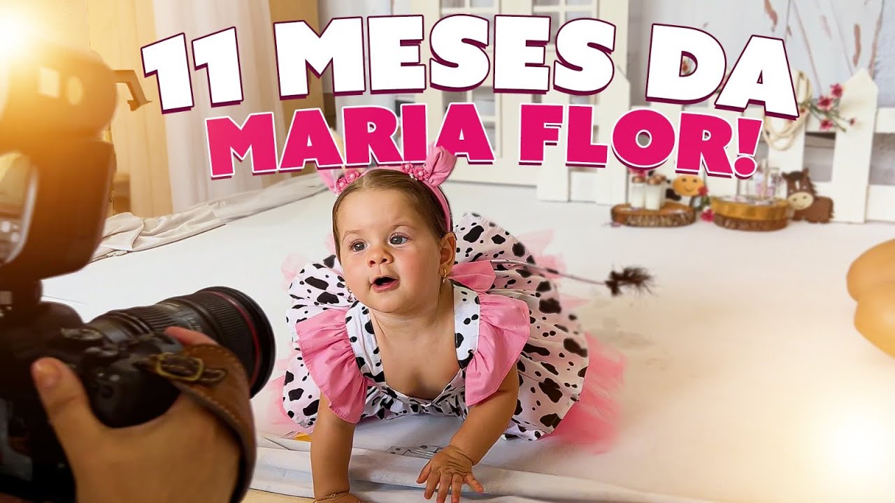 FANTASIAMOS A MARIA FLOR DE VAQUINHA PARA AS FOTOS DE MÊSVERSÁRIO DELA!!