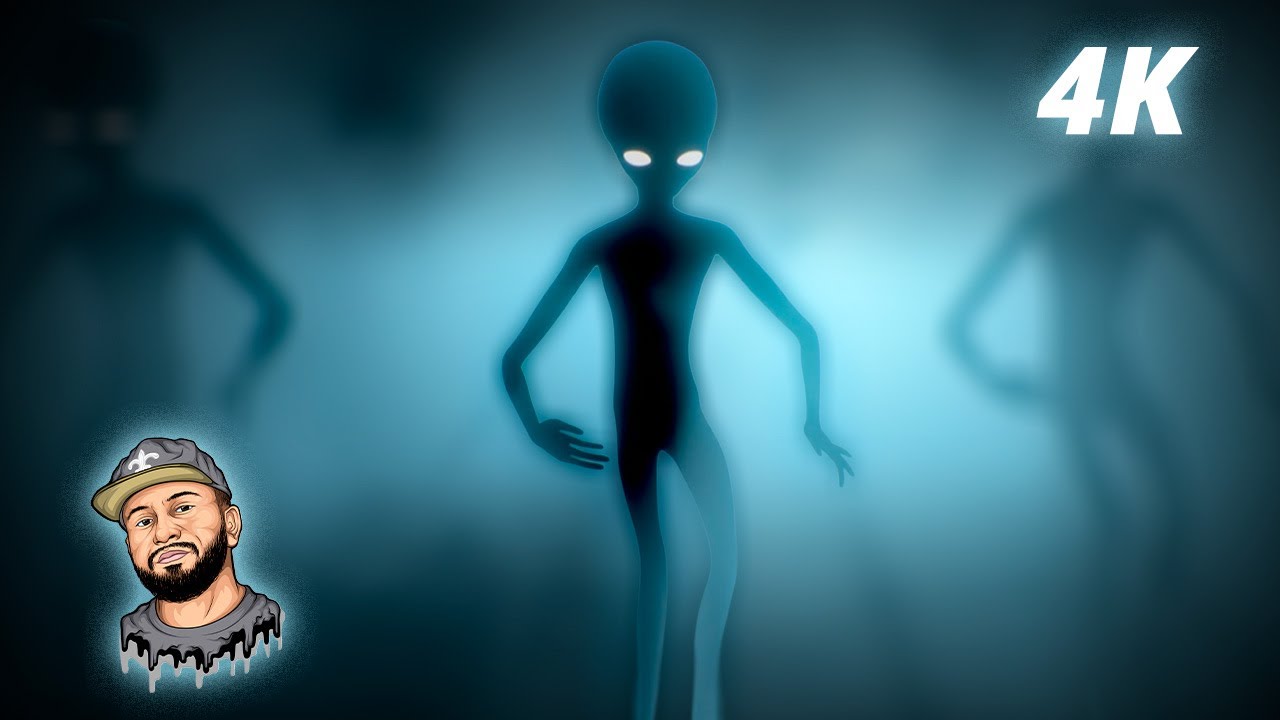2 Hour 4K Alien Dance Ritual &ndash; Immersive Gray Entities in Misty Void VJ Loop