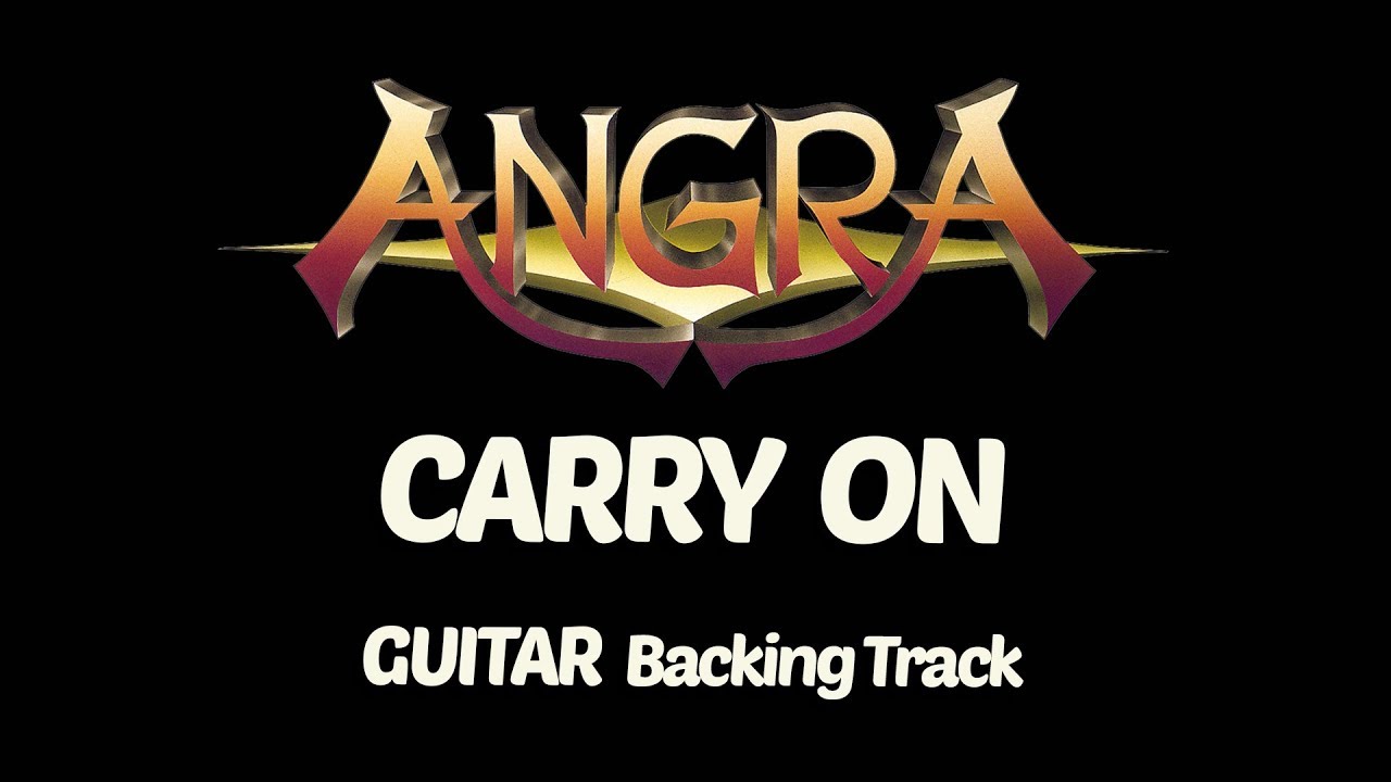 CARRY ON (Angra) - GUITAR Backing Track