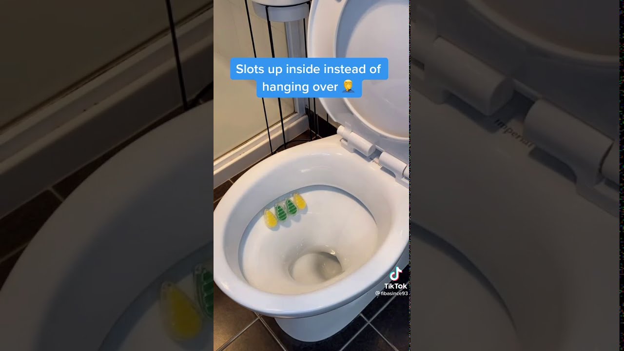 The correct way to use toilet rim blocks