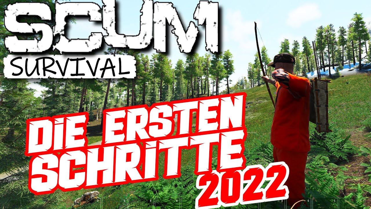 DIE ERSTEN SCHRITTE in SCUM - Anfänger GUIDE [RUCKSACK, KÖCHER, PFEIL UND BOGEN]