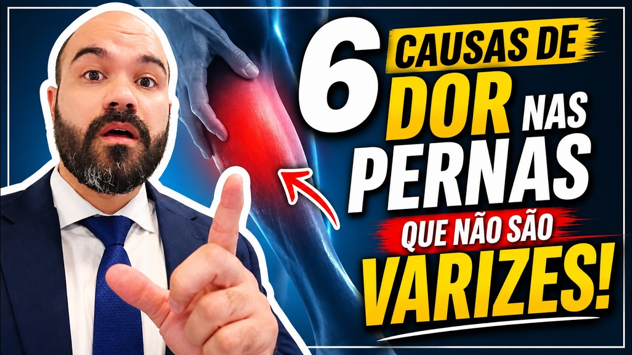 🔴 6 causas de DOR NAS PERNAS que não são causadas por Varizes