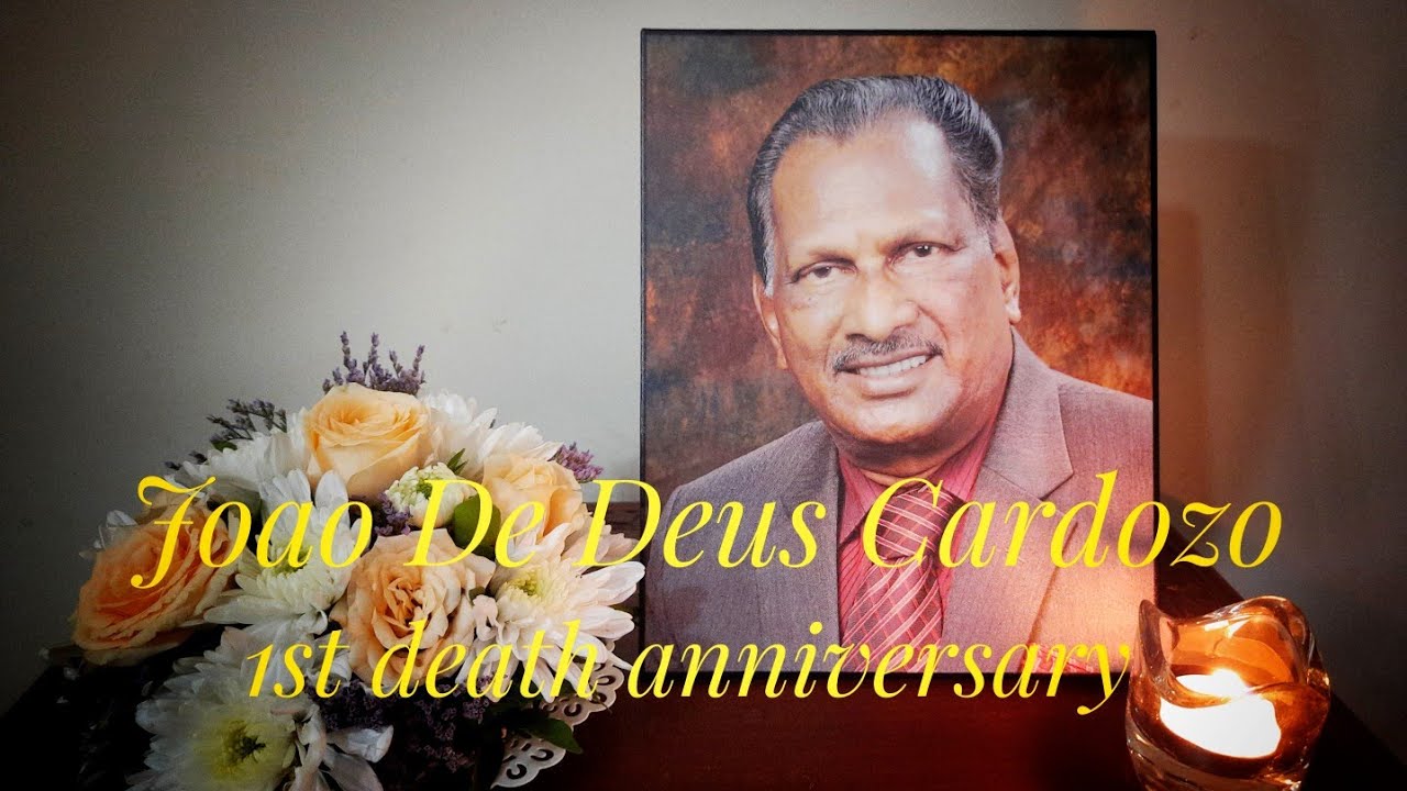 First death anniversary of JOAO DE DEUS CARDOZO (memorial trust launching) 28th April 2022