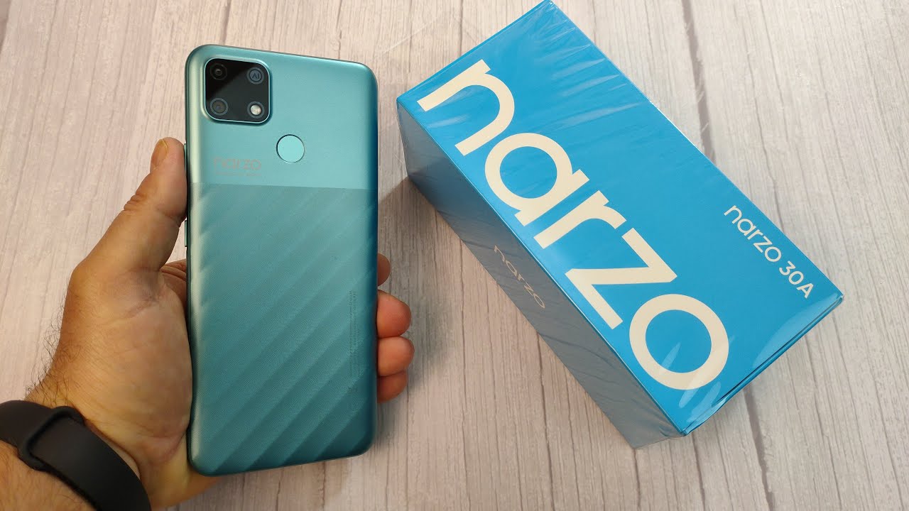 REALME NARZO 30A Распаковка и Первое Знакомство