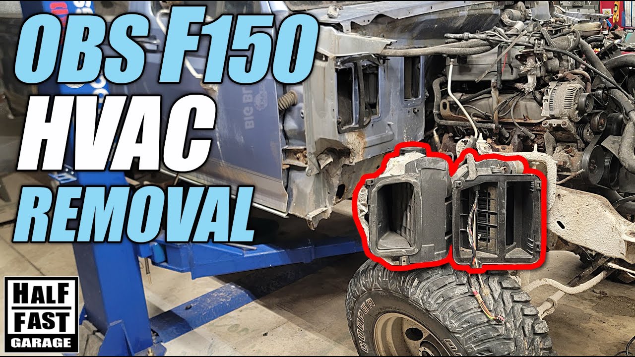 OBS Ford F150 HVAC Box Removal