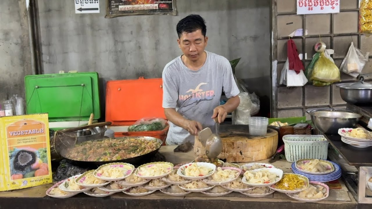 Night Street Foods in Battambang Province, Cambodia
