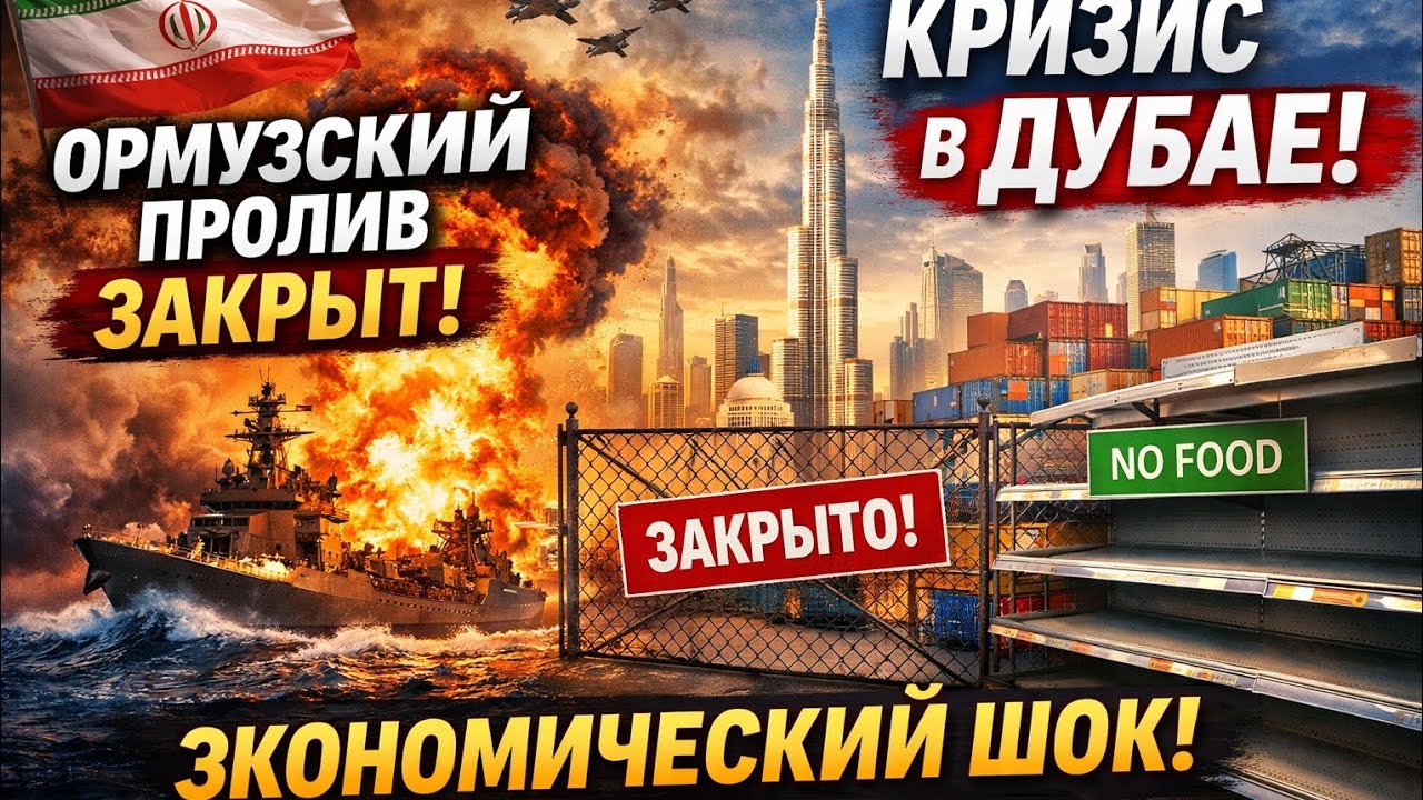 Иранский конфликт: закрытие Ормузского пролива и продовольственный кризис в Дубае —