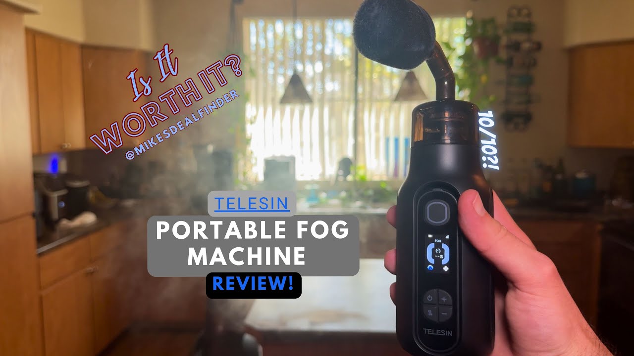 TELESIN Portable Fog Machine - Create Incredible Effects for Photography and Events!