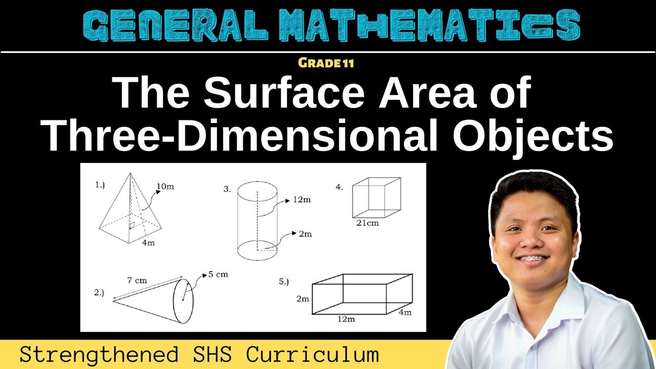 The Surface Area of Three-Dimensional Objects | Solid Figures | Grade 11 General Mathematics | Q2 W3