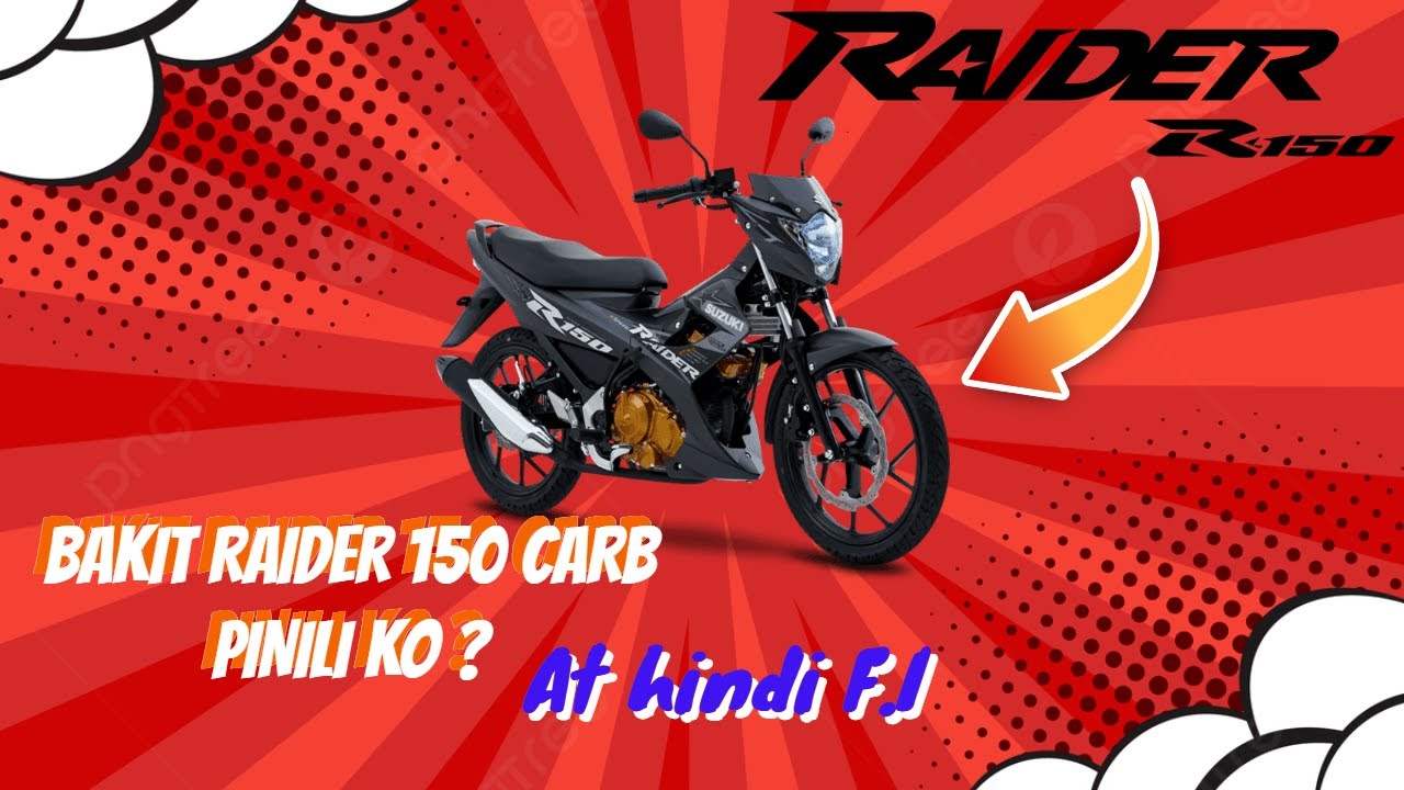 BAKIT RAIDER 150 CARB AND PINILI KO ? AT HINDI F.I OR SCOOTER TYPE | KING OF UNDERBONE | CHRIZVLOGZ