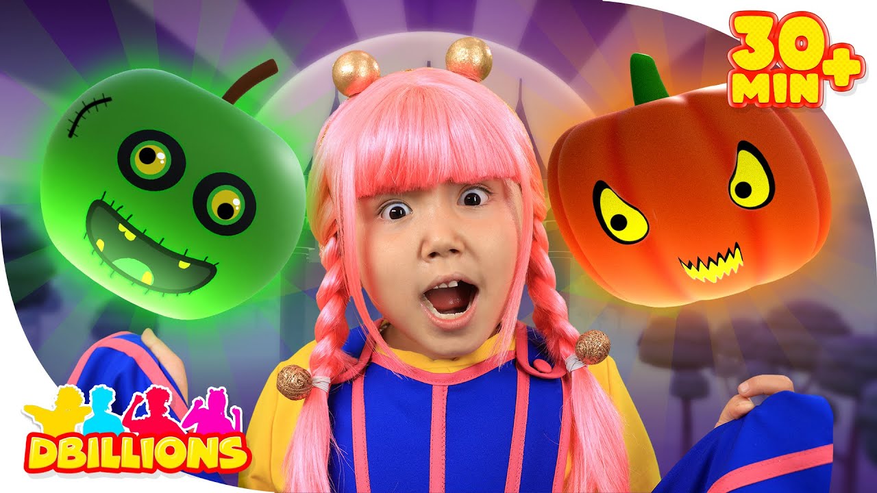 Frutas y verduras aterradoras con Mini DB | MEGA Compilación | D Billions Canciones Infantiles