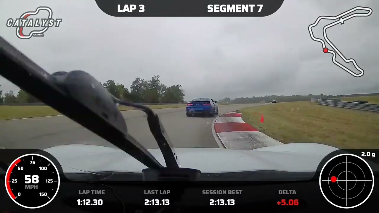 Pitt Race Full Course   C6 Corvette   Third Session Raw Video