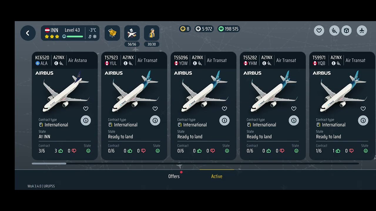 Innsbruck airport #59. Plane spotting. Gameplay. World of airports