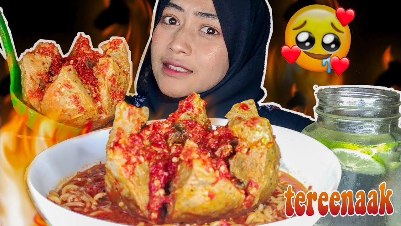 MUKBANG BAKSO BOGEM MEKAR KUAH MERCON | BAKSO URAT FULL DAGING 🔥