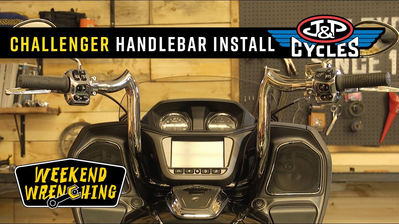 Indian Challenger Handlebar Install : KST Comanche Bars