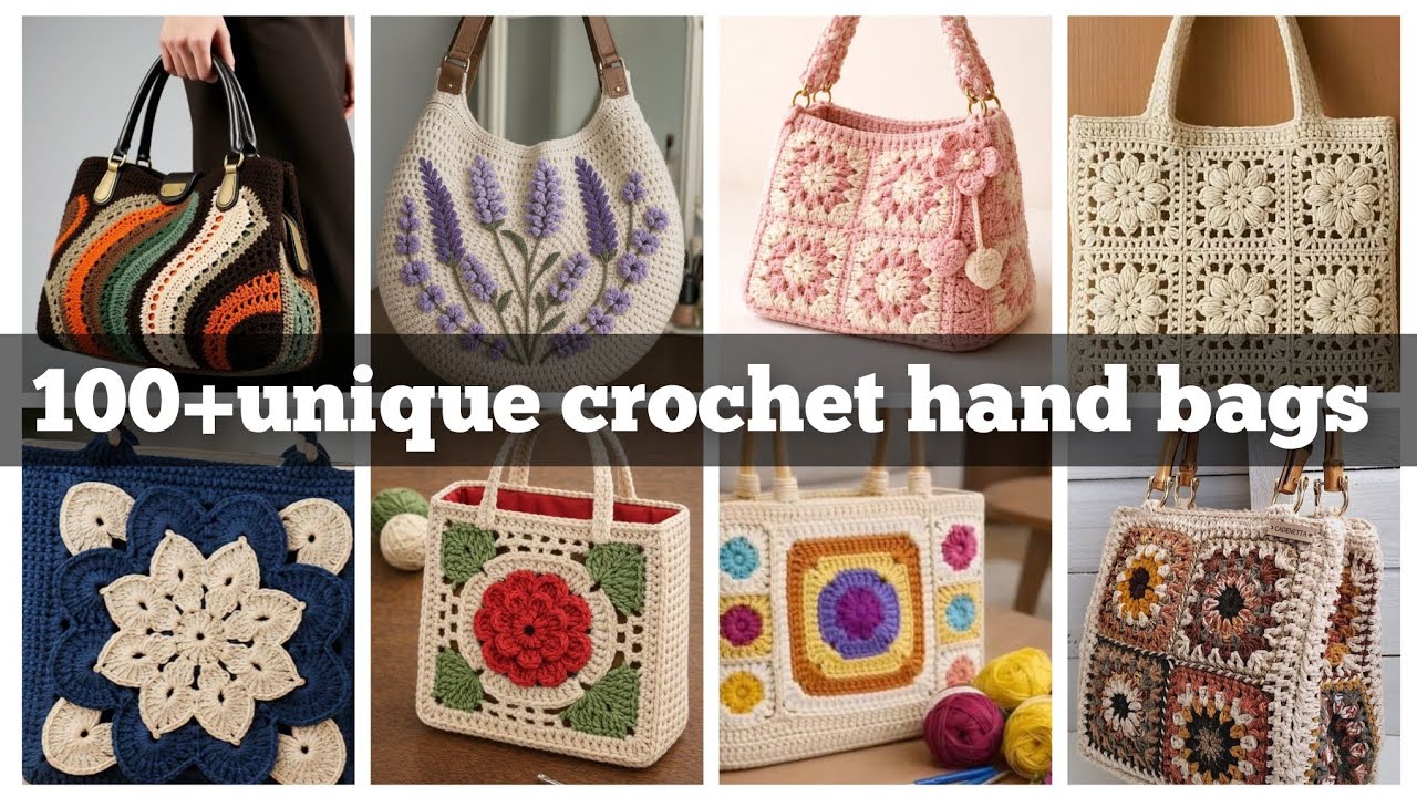 300+attractive Top crochet hand bags Designs ideas for everyone