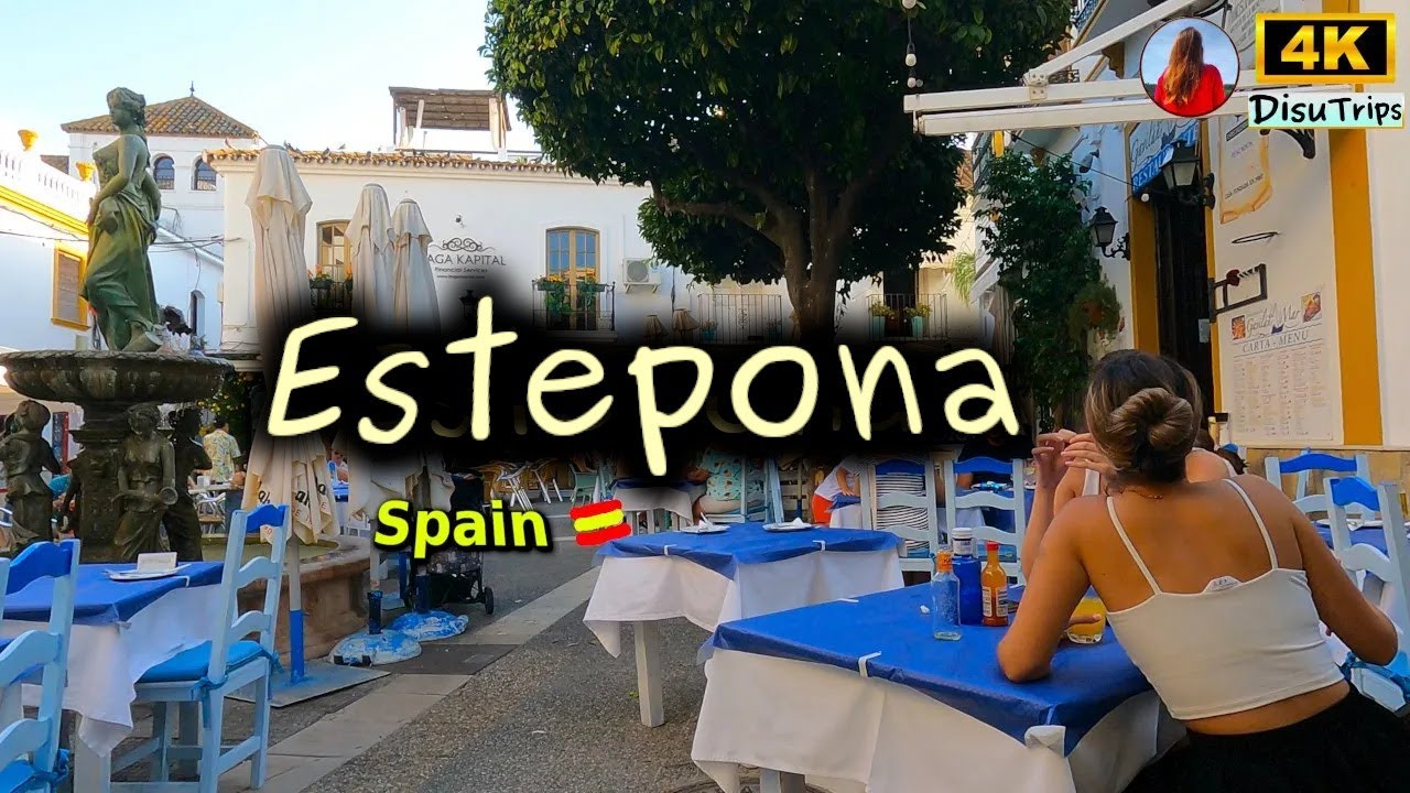 Эстепона, Испания 🇪🇸 Живописная пешеходная экскурсия в 4K по Коста-дель-Соль
