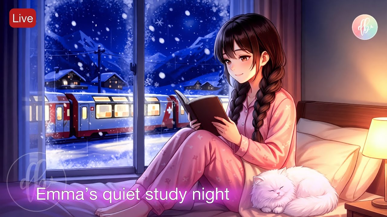 You’re on the midnight train watching her window| Emma's quiet study night