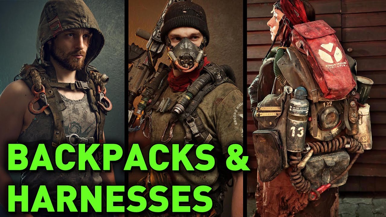 Let's talk about backpacks and harnesses...