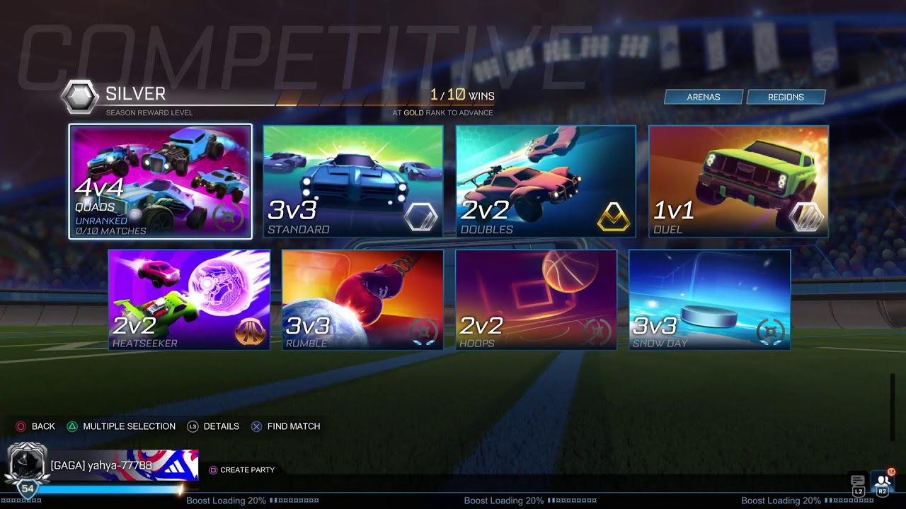 بث لعبة Rocket League