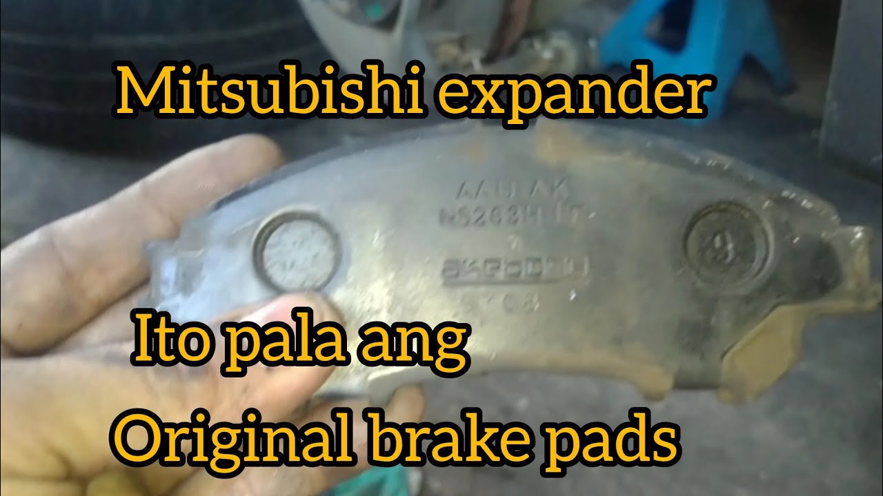 Mitsubishi expander 2019 paano Malaman original Ang brake pads