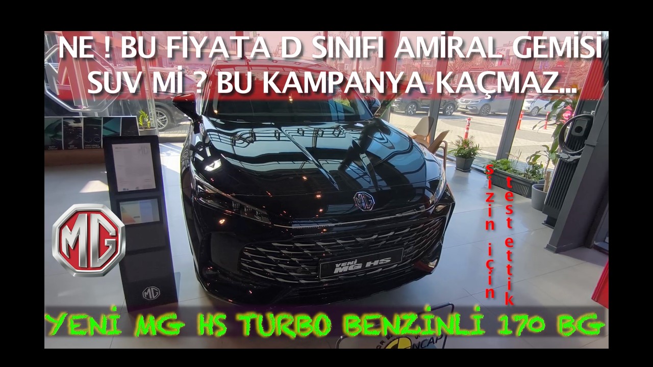 MG HS BENZİNLİ TURBO 170HP BU KAMPANYA KAÇMAZZ... DETAYLI İNCELEME-TEST.