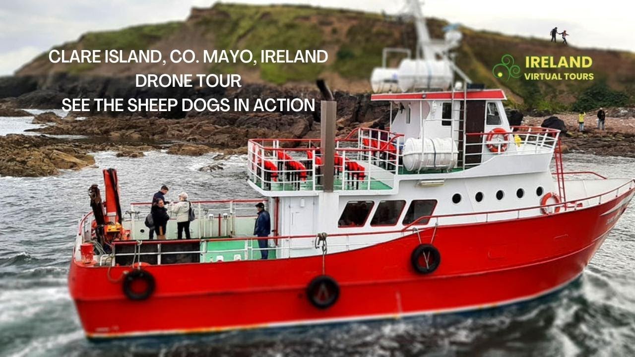 Clare Island Drone Tour & Bringing In The Sheep