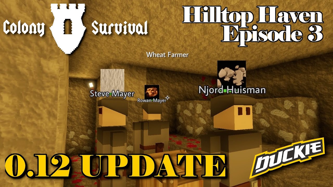 the NAMES Update! | Colony Survival - 0.12 UPDATE