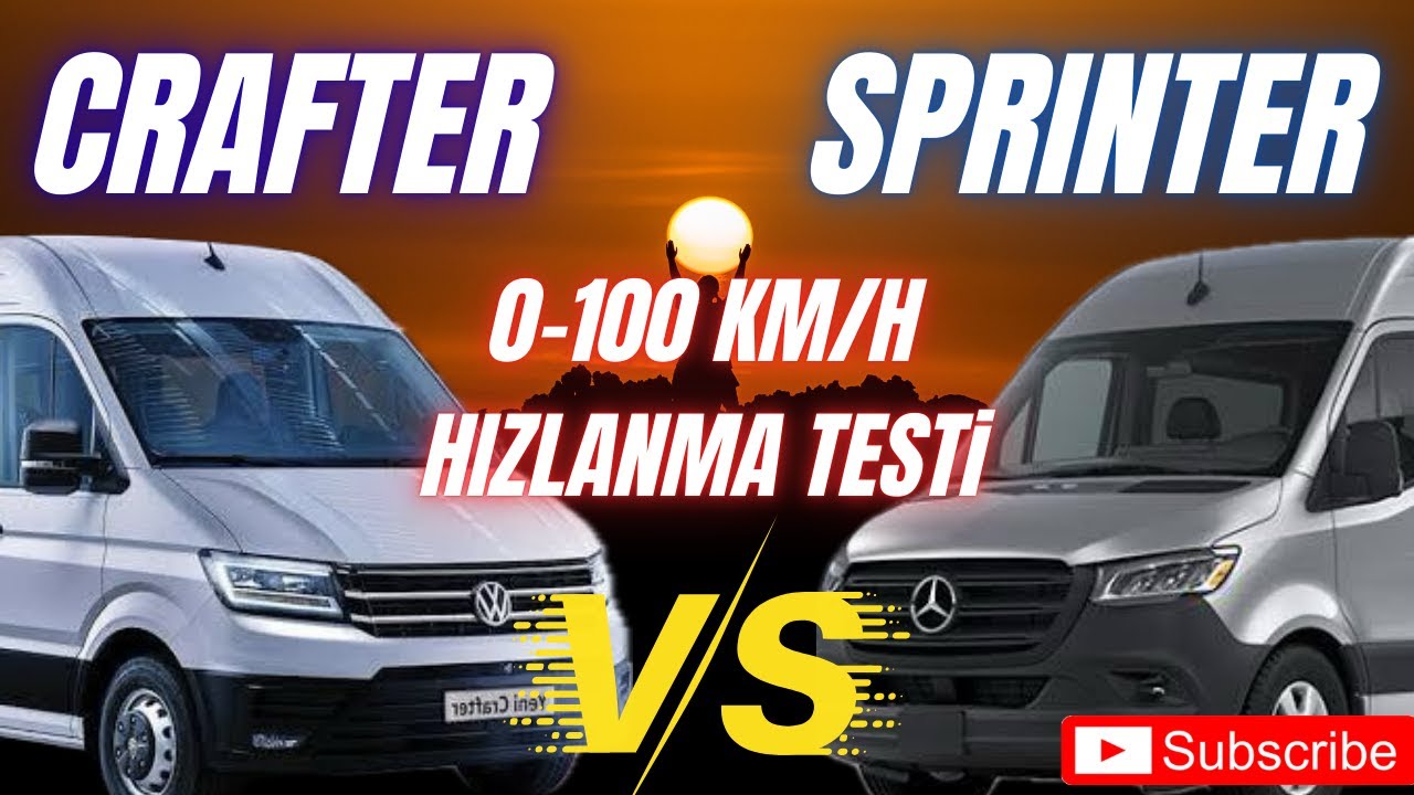 Crafter vs Sprinter – 0-100 Hız, Viraj Testi ve Gerçek Tüketim! Kazanan Kim Olacak? Şimdi İzleyin!