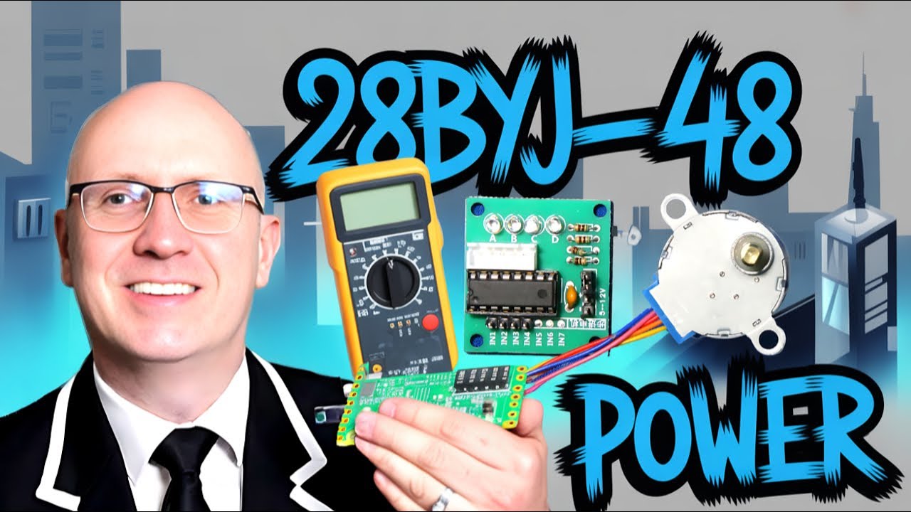 Шаговый двигатель 28BYJ-48 с Raspberry PI Pico (C++ и FreeRTOS)